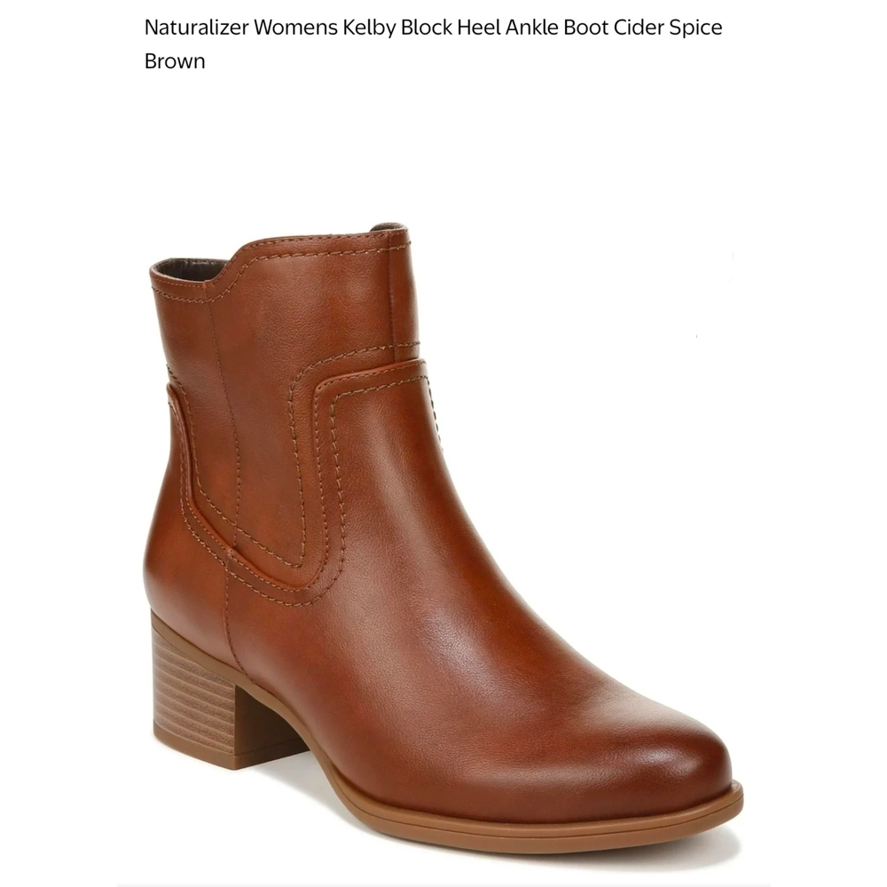 Naturalizer Kelby Block Heel Ankle Boot